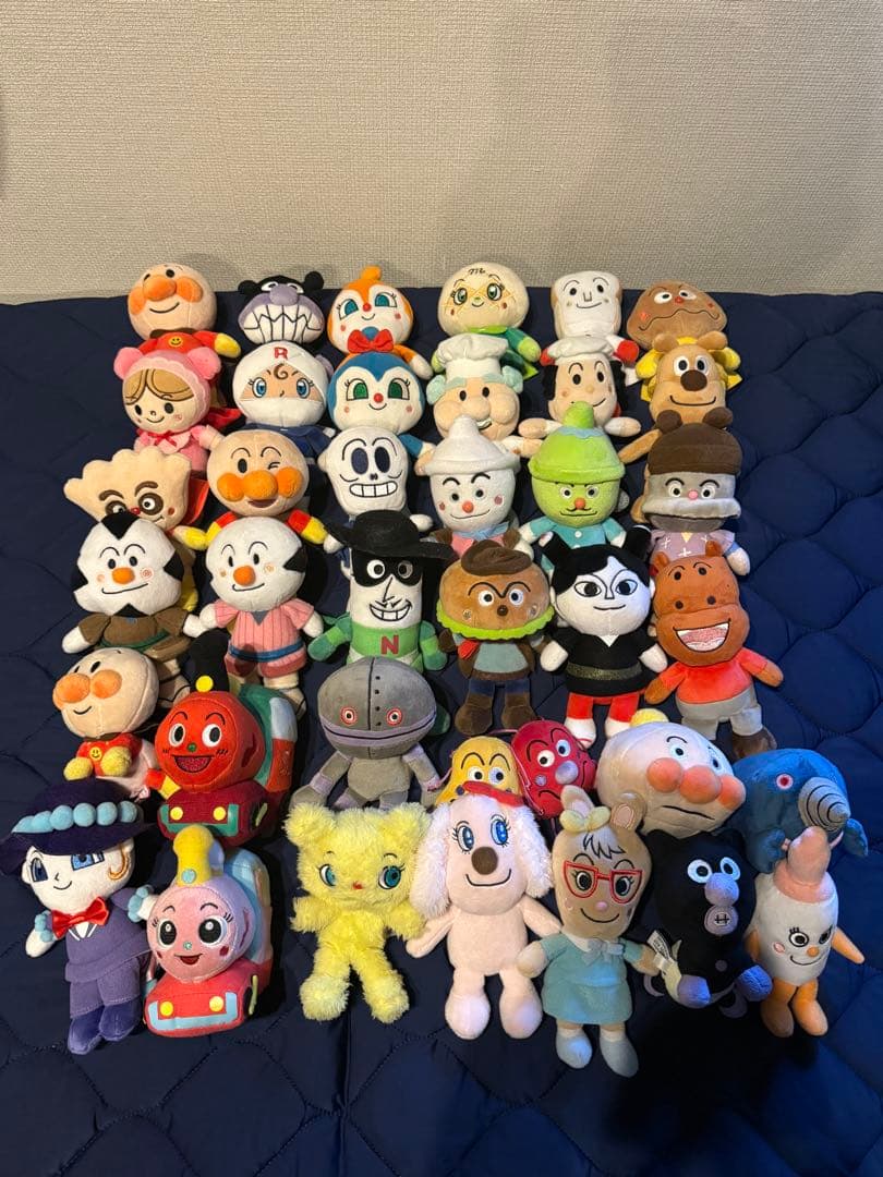美品】アンパンマン プリちぃビーンズ ぬいぐるみ 37種類 コンプリート