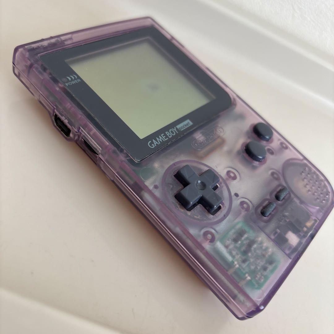 動作確認済＞ゲームボーイポケットGAME BOY Pocket クリアパープル
