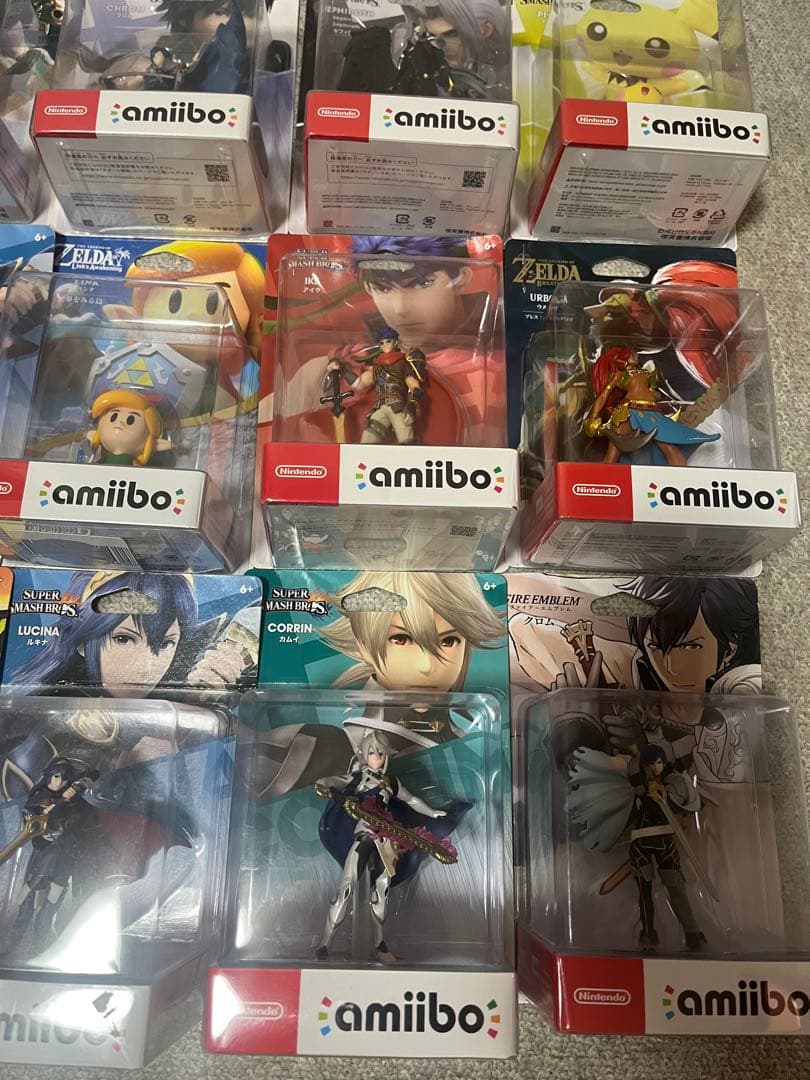 未開封 amiibo ファイヤーエムブレム ゼルダ スプラトゥーン 23個