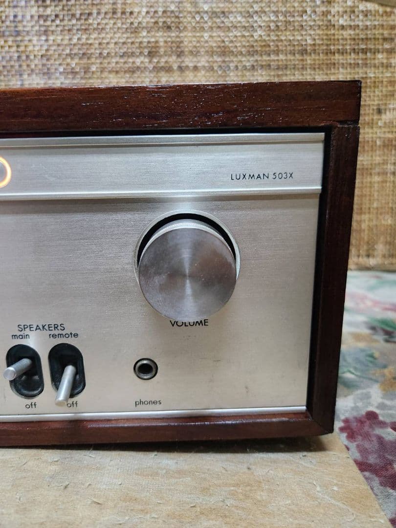 レアマジ綺麗！レストア整備極上超美品！LUXMANプリメインアンプSQ