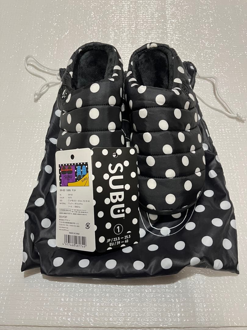 美品】SUBU ドット柄 水玉 サンダル サイズ1 23.5cm~25.5cm - メルカリ