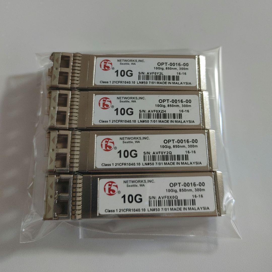 中古4個】F5 Networks 10G SFP+ OPT-0016-00 - メルカリ