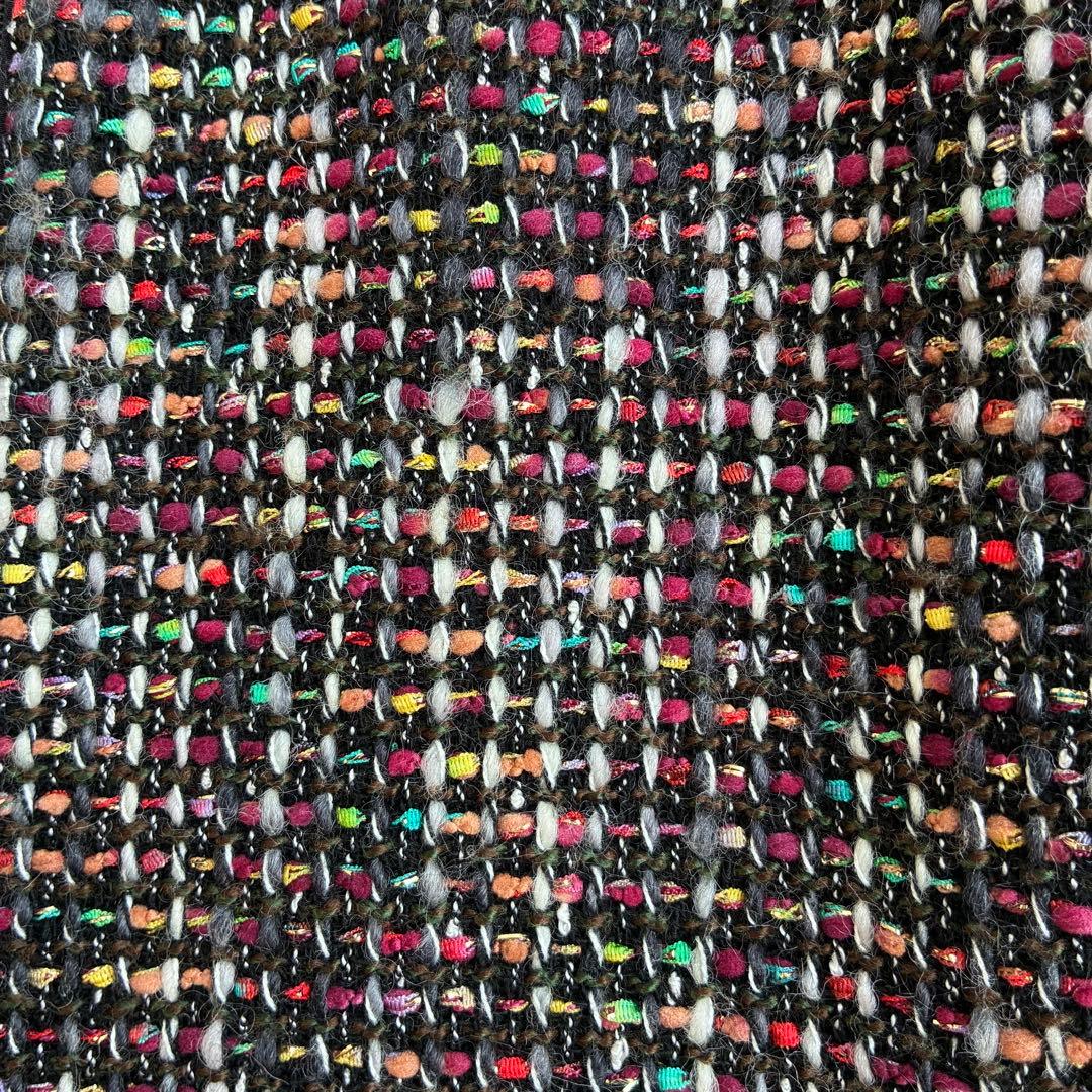 クリスチャンディオール】ワンピース ノースリーブ ツイード ラメ