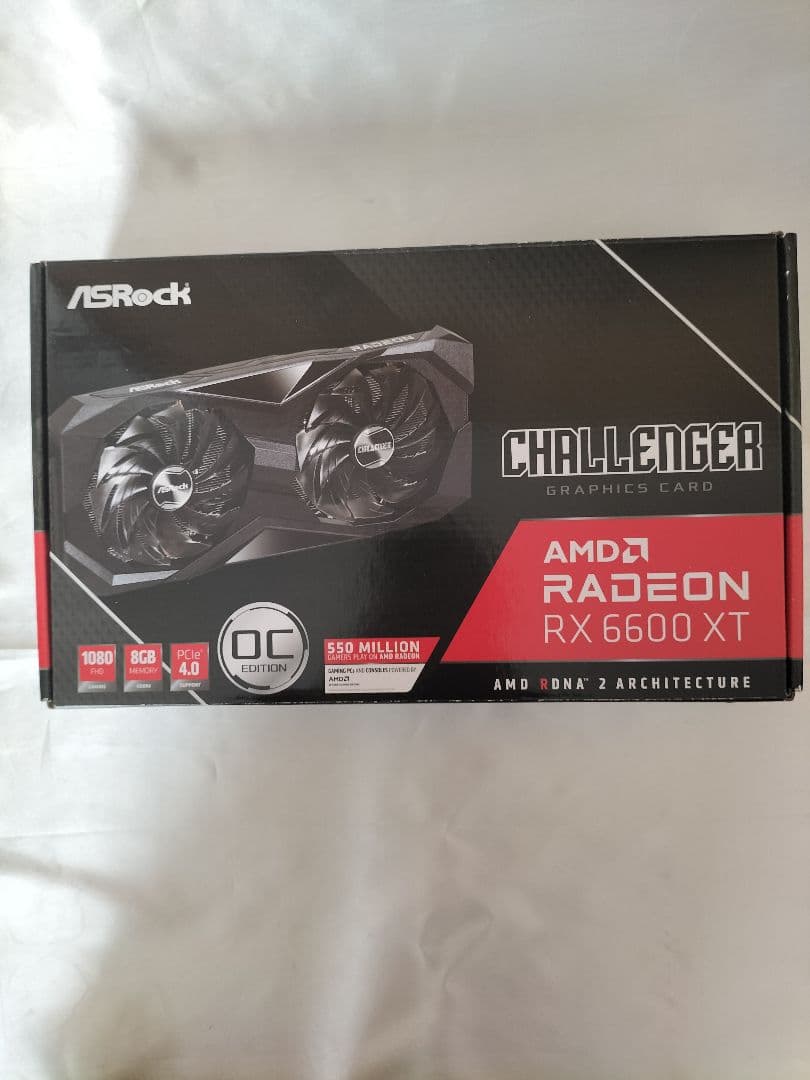 グラフィックボード・グラボ・ビデオカード ASRock Radeon RX 6600 XT CHALLENGER OC Radeon RX 6600 XT Challenger D 8G OC | ASRock グラフィックボード