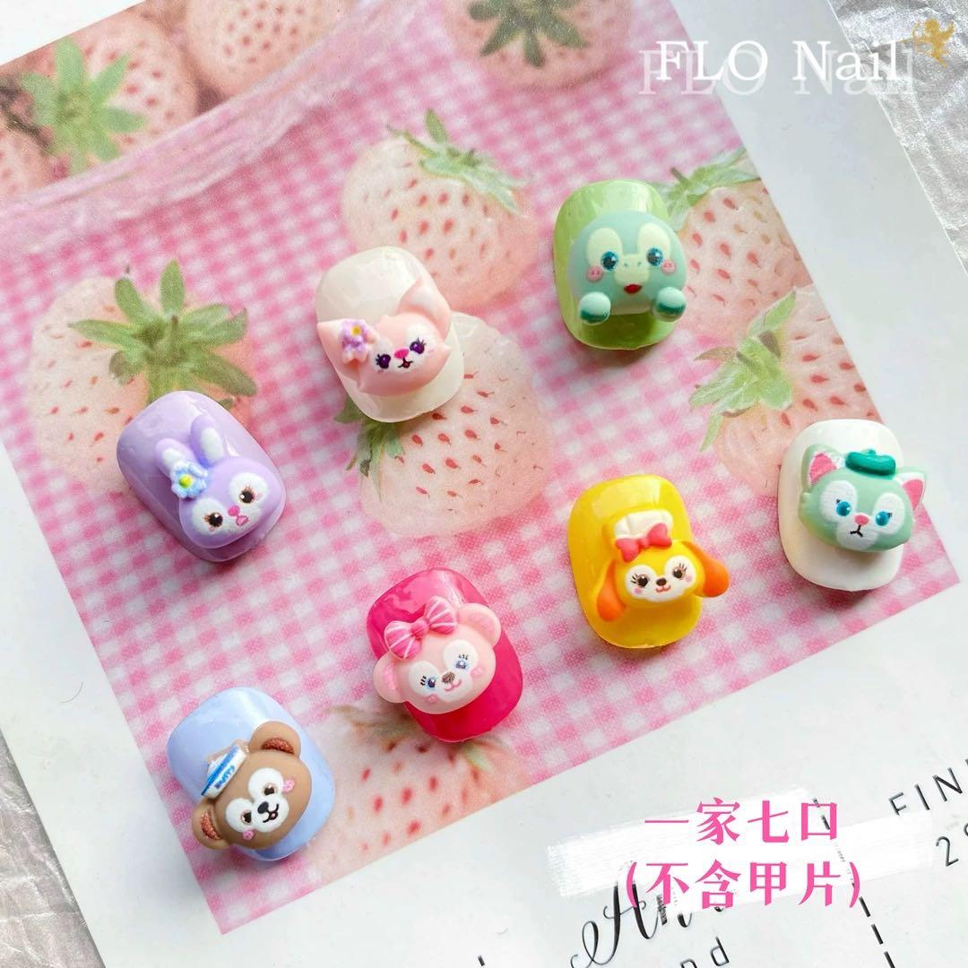 No.863 ダッフィー&フレンズ ネイルパーツ 7個 - メルカリ