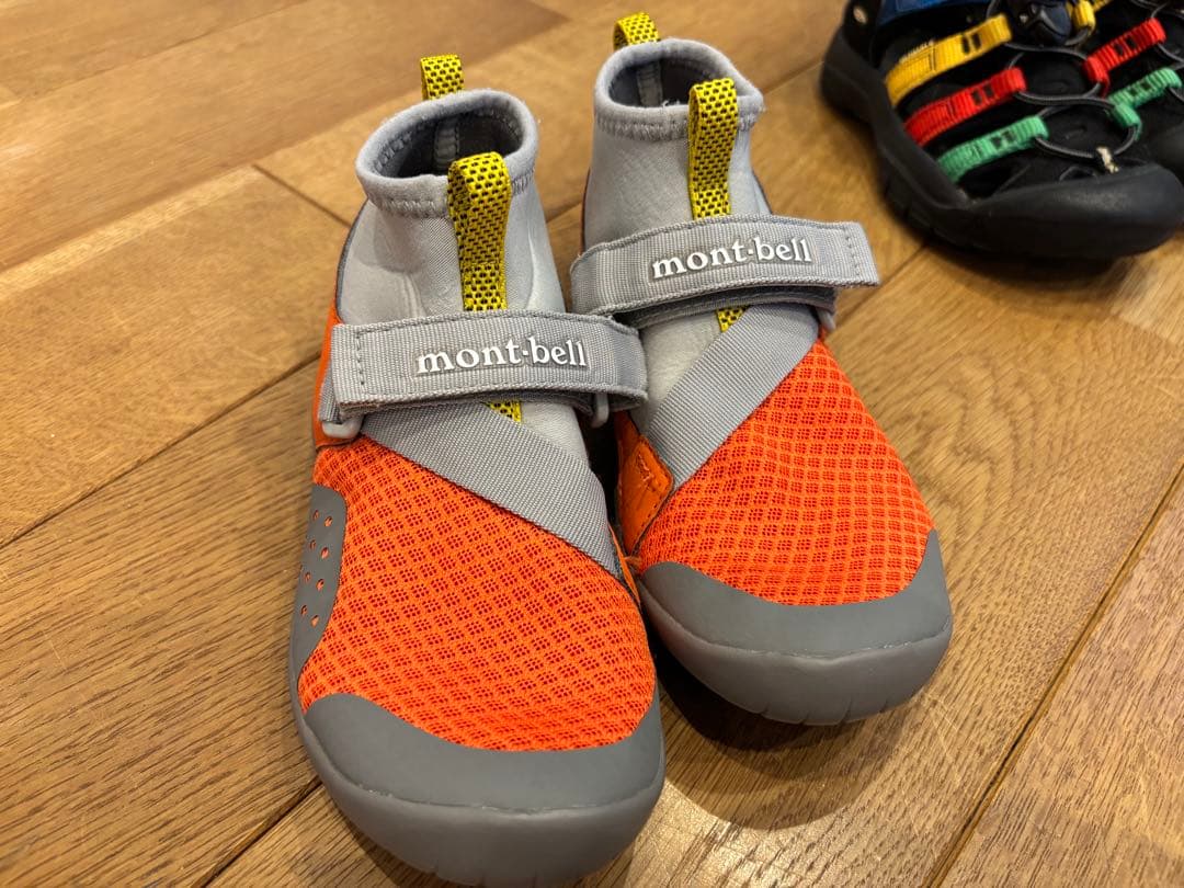 mont-bellウォーターシューズ ラッシュガード＆keen サンダルセット