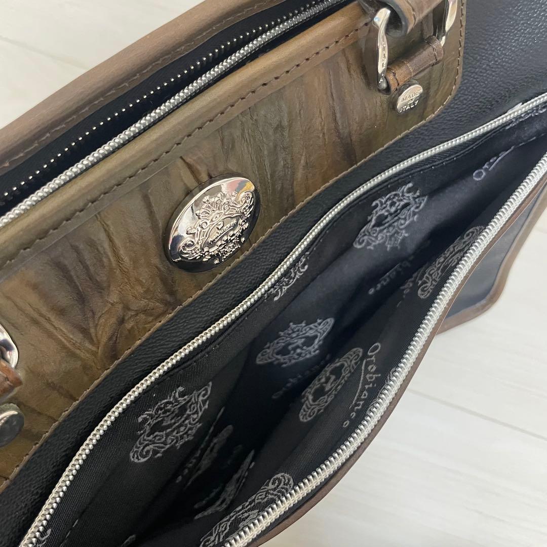 定価52,800円｜オロビアンコ【A4収納】ビジネスバッグ 本革コンビ