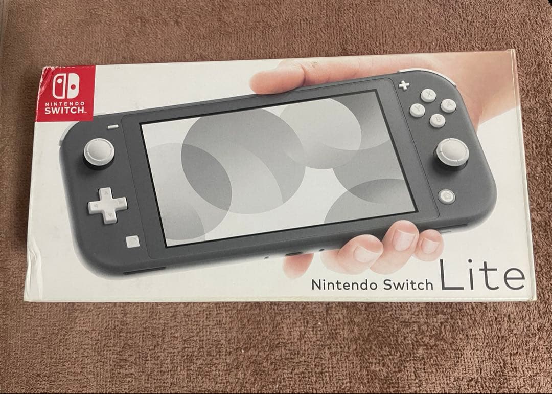 Nintendo Switch Lite グレー 本体 ケース&カバー付き - メルカリ
