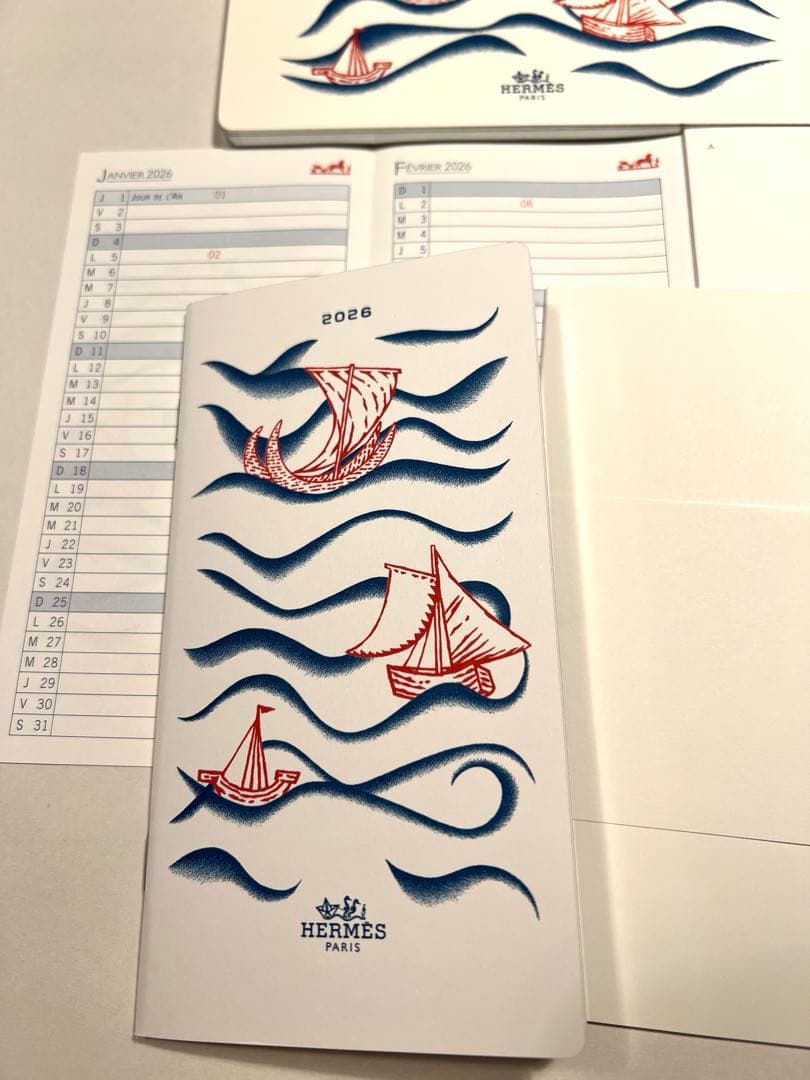 HERMES 2026 カレンダー レフィル　《ヴィジョン》