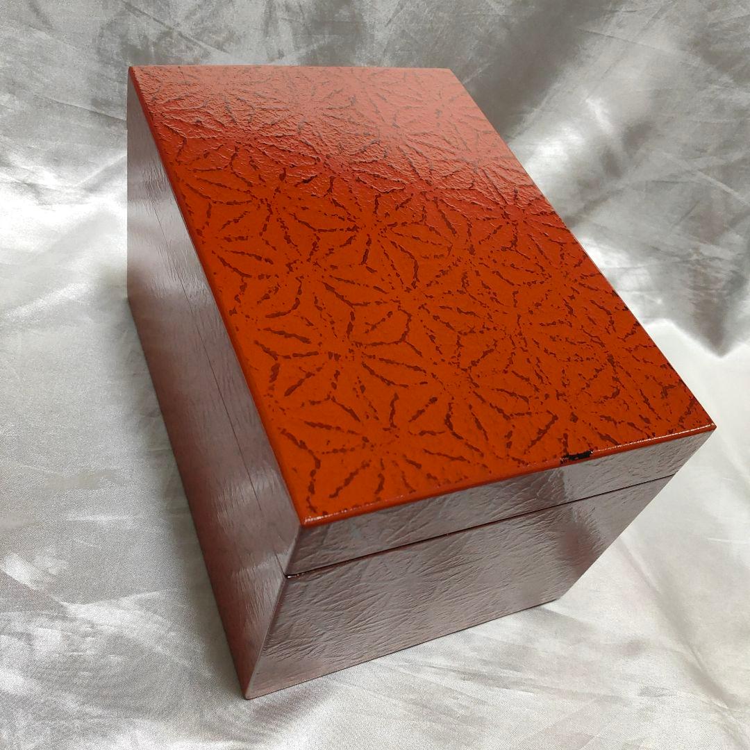 裏千家 茶道具 利休茶箱 新一閑 朱 麻ノ葉 - メルカリ