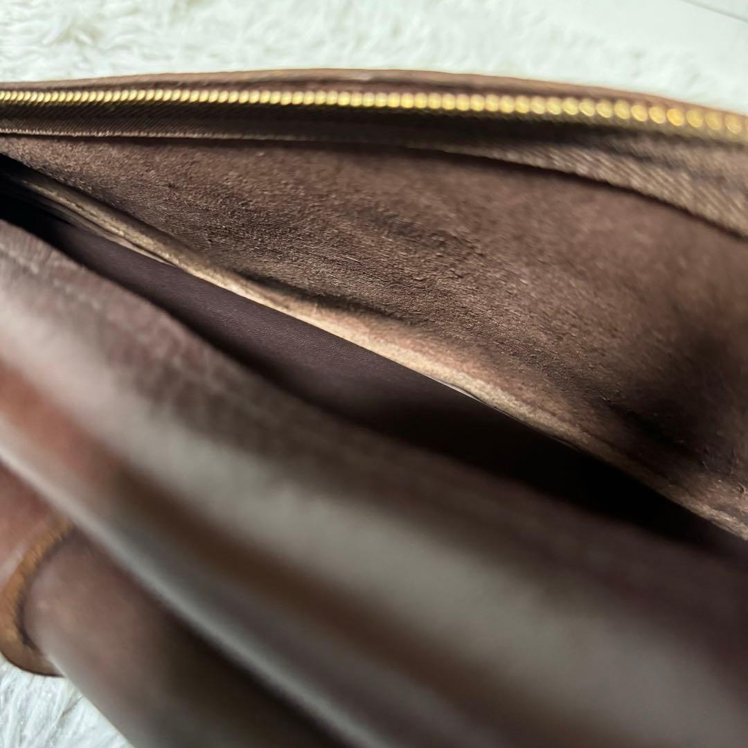 未使用級✨LONA ロナ MILI ミリ ボディーバッグ ブラウニー レザー