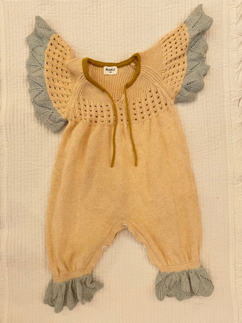 美品　mabli EIRLYS ROMPER 18M Mabli-Knitwear-Kids-SS24-