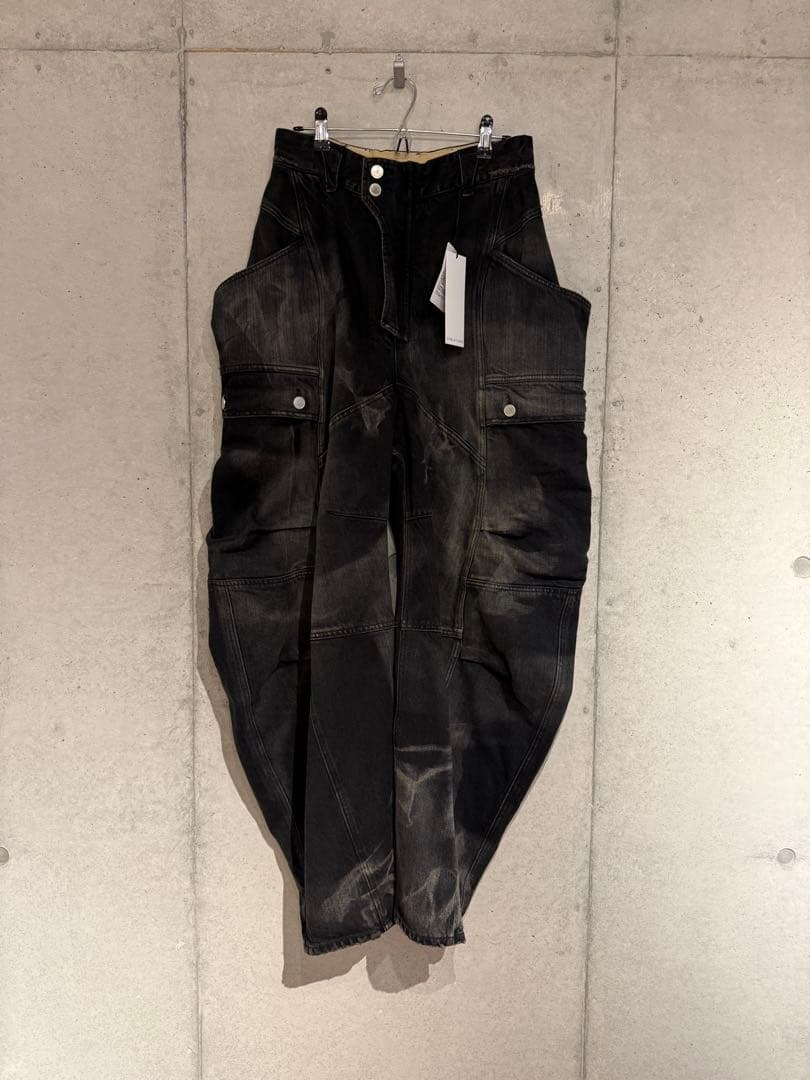 SUBLATIONS ブラック カーゴパンツ BLACKTAILOR - (再入荷) N16 CARGO - カーゴパンツ - (ブラック