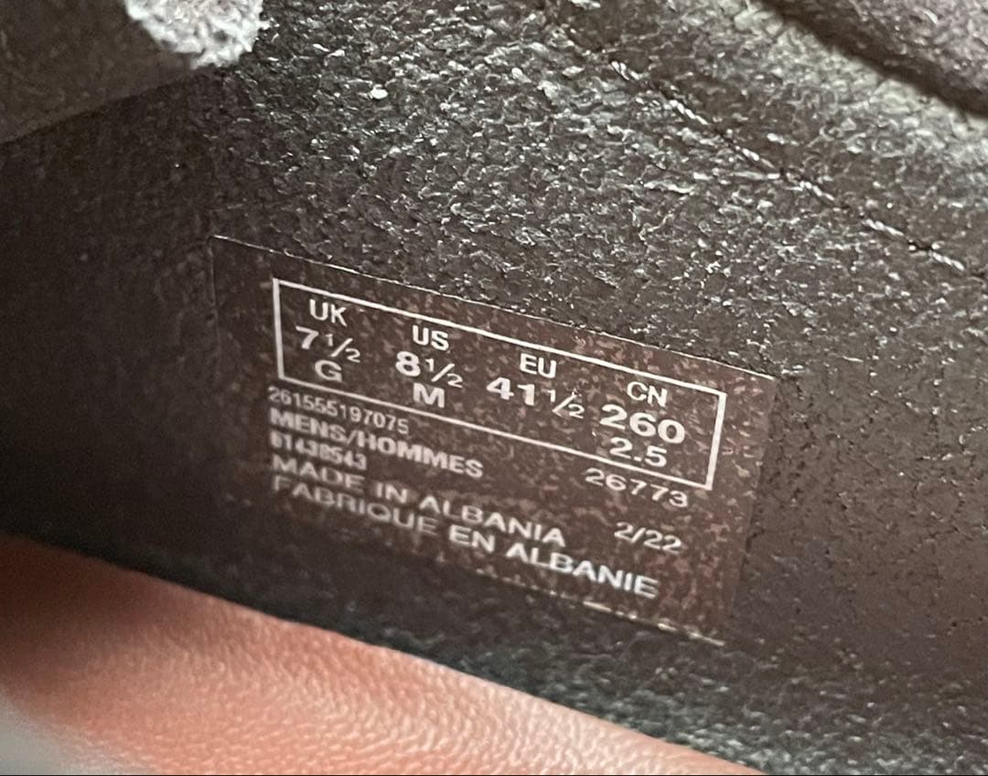 clarks originals ワラビー uk7.5 25.5cm