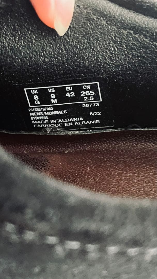 Clarks Wallabee / ワラビー（ブラックスエード） 26.5cm