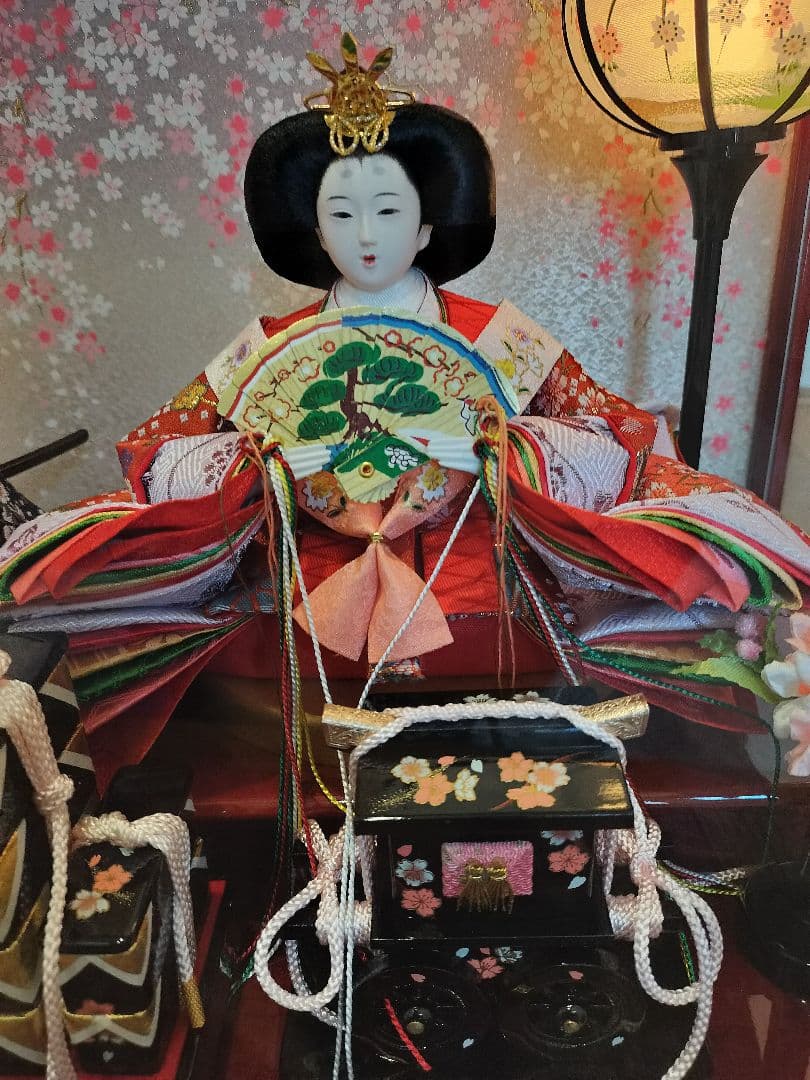 フ*ラ様 【状態良好】雛人形 アクリルケース入り オリジナル