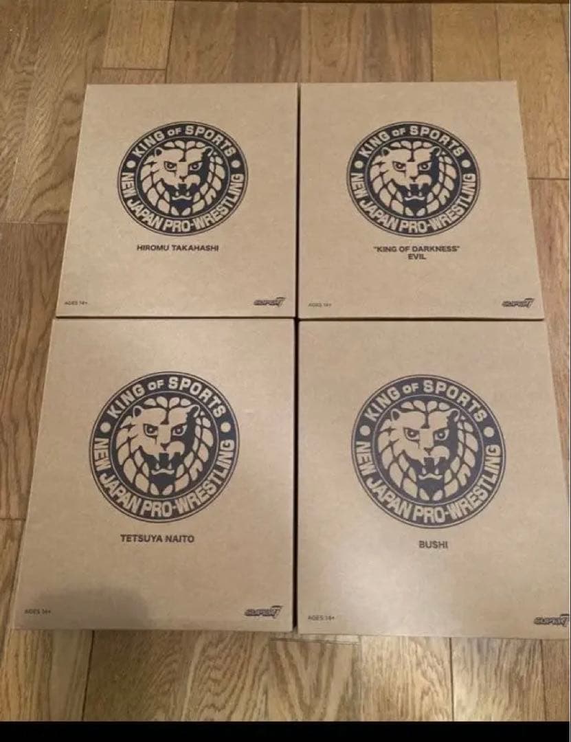 新日本プロレス アルティメイト シリーズ2 7インチ フィギュア 4体セット 新日本プロレス アルティメイト シリーズ2 7インチ フィギュア 4体