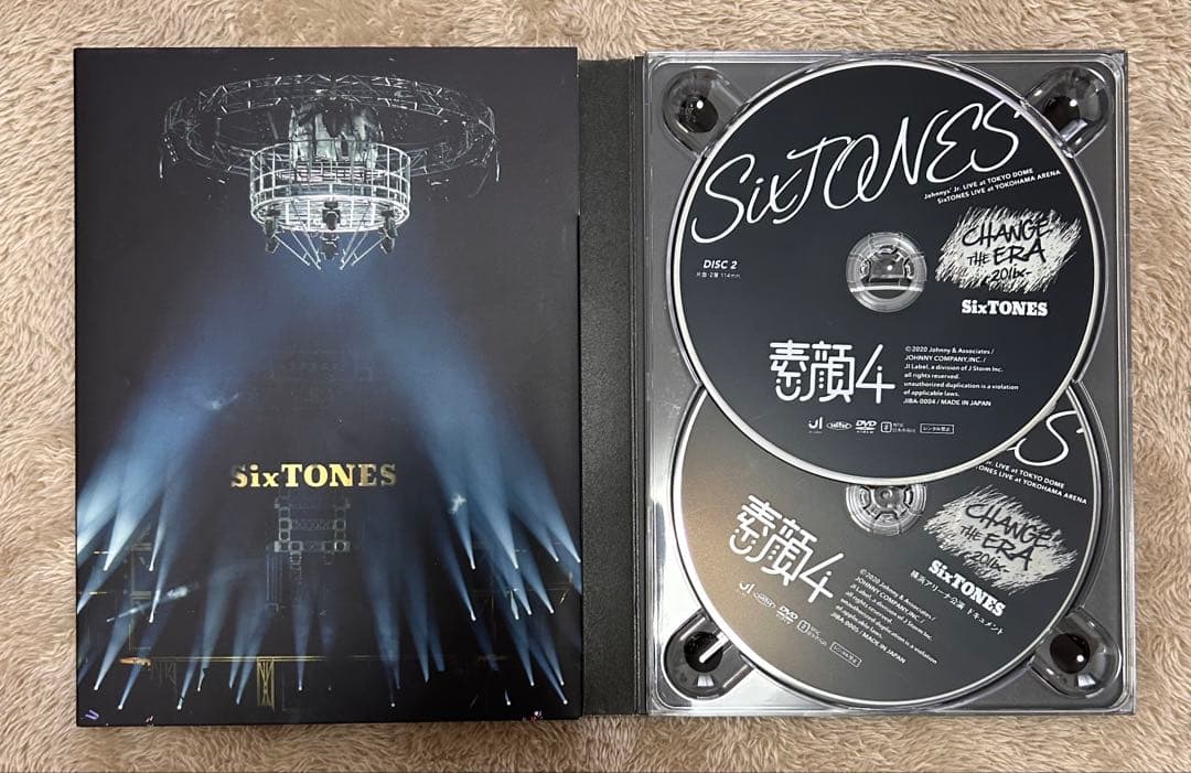 ☆限定☆【SixTONES】 【素顔シリーズ 】 3枚組DVD ジャニーズ