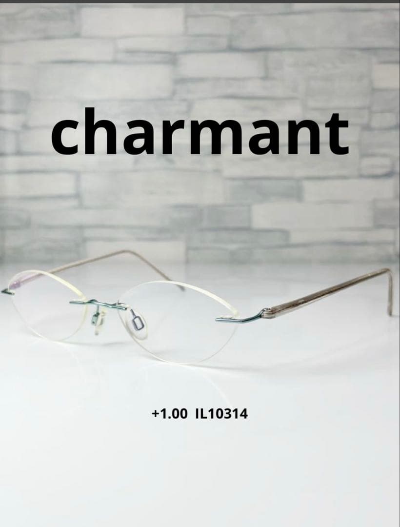 +1.00 charmant IL10314 シャルマン ライトブルー 老眼鏡 選べる度数とフレームカラー！】CHARMANT リーディンググラス AQ22538