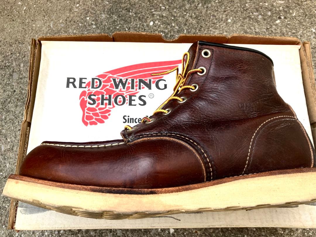RED WING 8138 MOC TOE／27.5cm ／D.BROWN