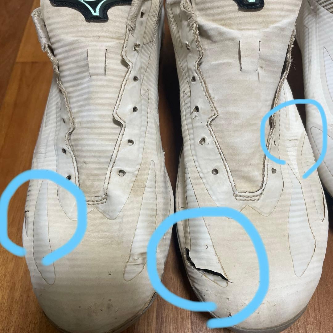 ホワイト スパイクシューズ 26.5cm