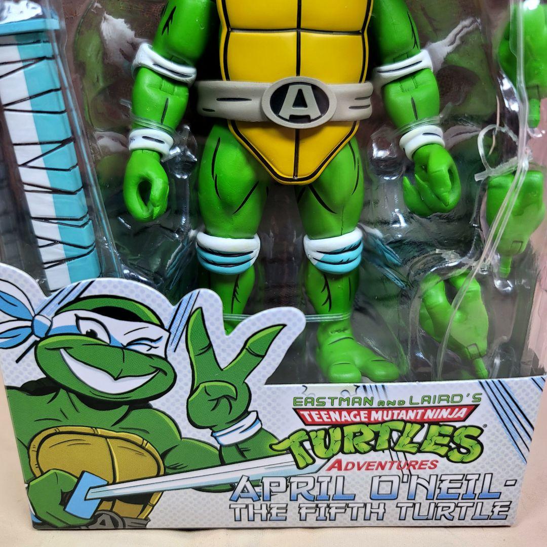 NECA】新品 正規品 TMNT タートルズ エイプリル 5人目のタートルズ