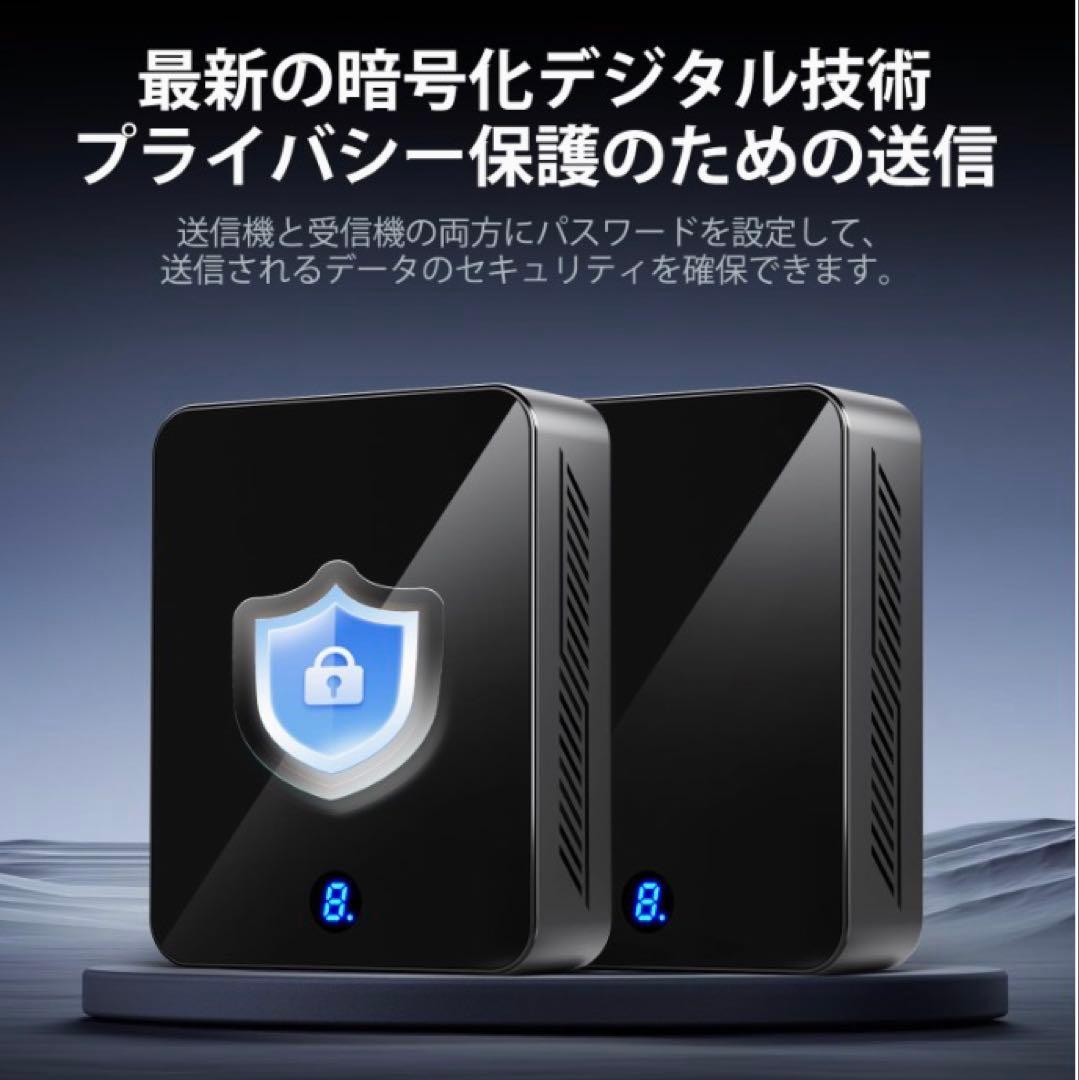 ❤️大特価❤️ ワイヤレスHDMI 4K 送受信器セット 安定転送 4k