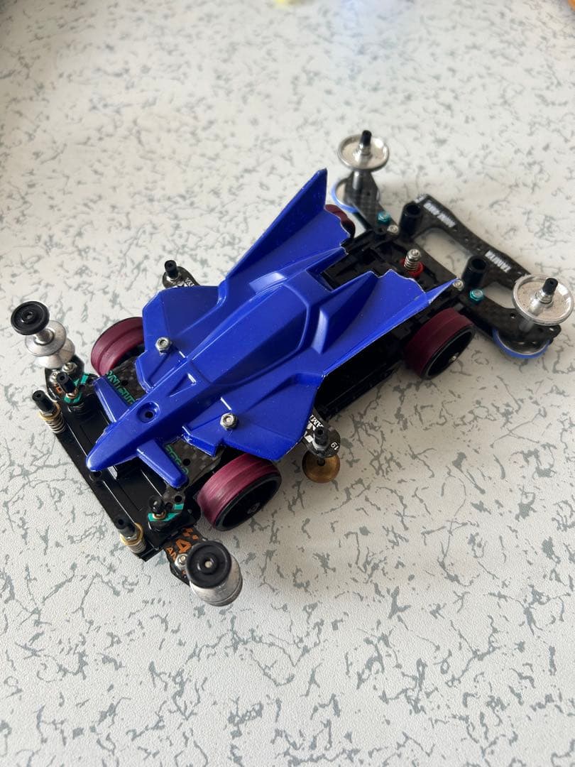 ミニ四駆★MSフレキ★フロントATスライドダンパー★リヤアンカー ミニ四駆】フロントAT・リアアンカースラダン！公式大会用マシン作成