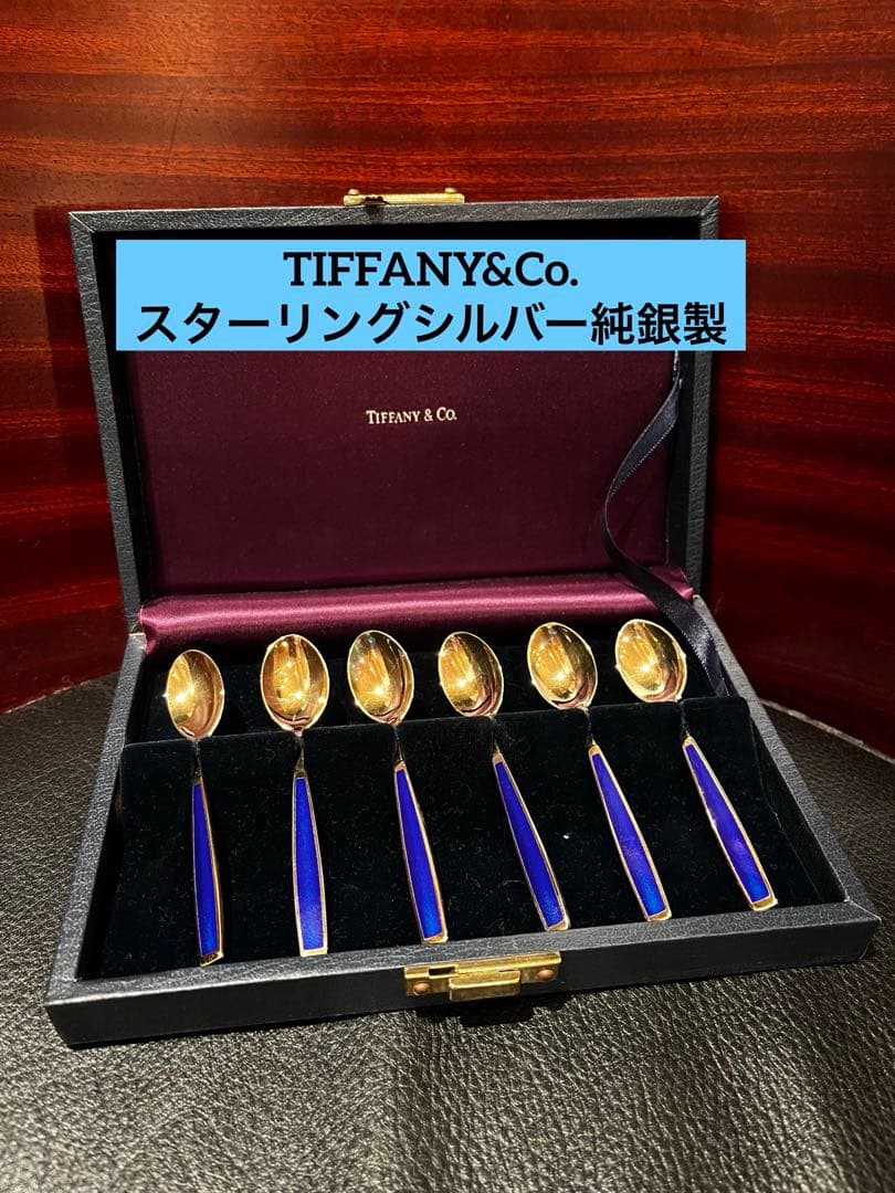 ティファニー　TIFFANY 純銀製　スターリングシルバー　スプーン　エナメル 楽天市場】ティファニー 純銀スターリングシルバー ベビースプーン