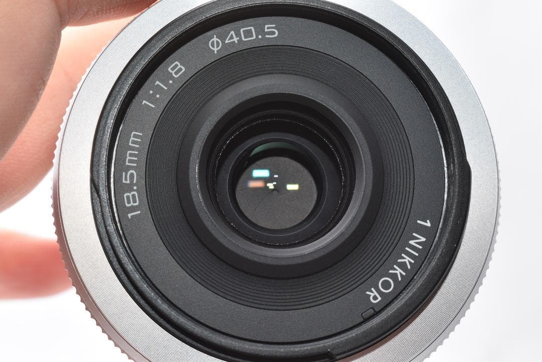 【美品】ニコン Nikon 1 NIKKOR 18.5mm f1.8 シルバー