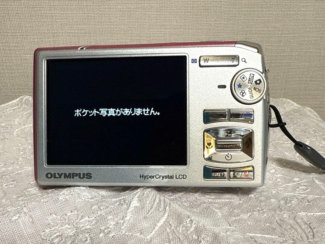 オリンパスμ1020デジカメ（ピンク） 動作確認済