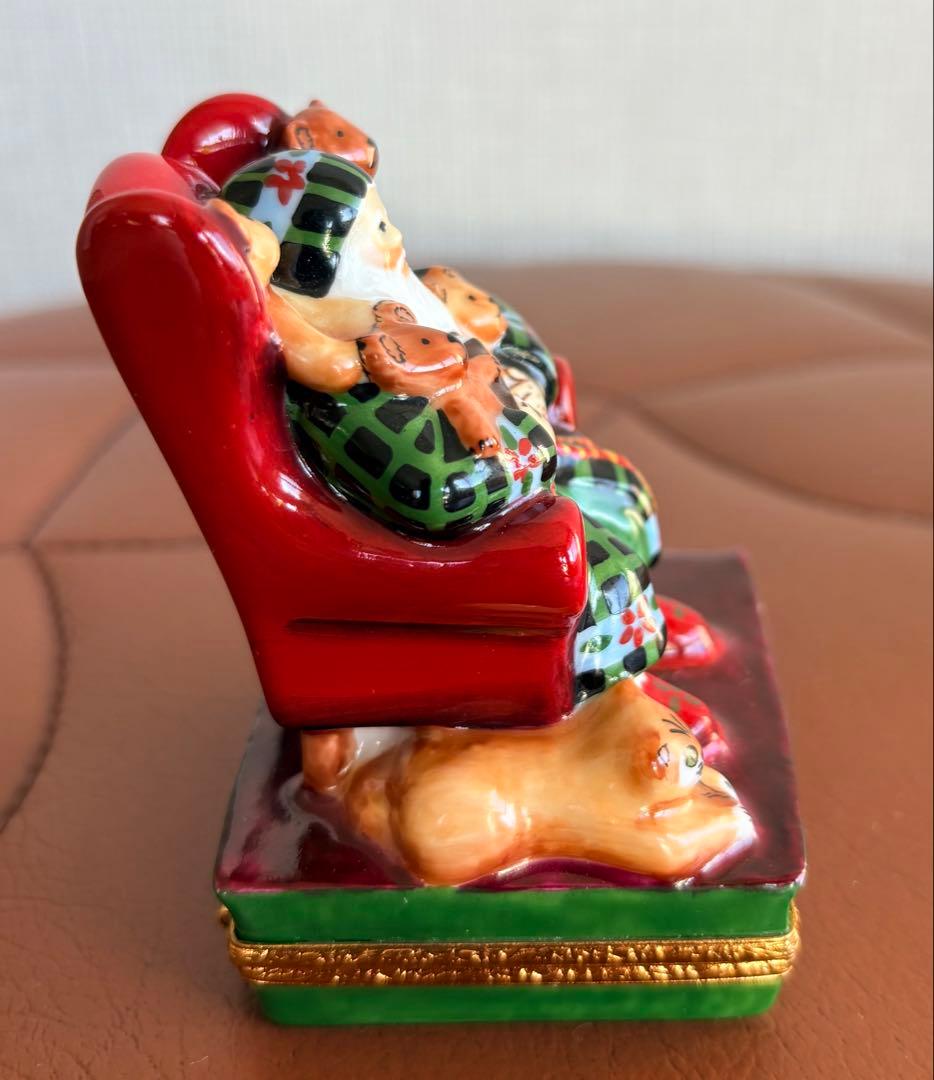 限定生産品】リモージュボックス サンタクロース&動物たち クリスマス