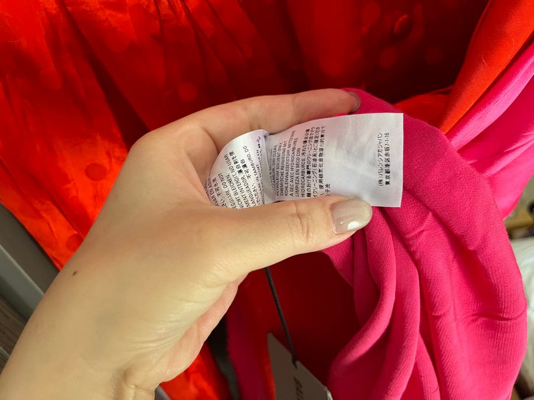 BALENCIAGA ドット柄プリーツワンピース タグ付き 21AW 値段交渉可