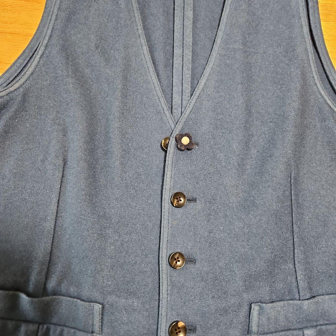 新品に近い】ラルディーニ 秋冬ジレ カシミア100% S44 定価約9万円