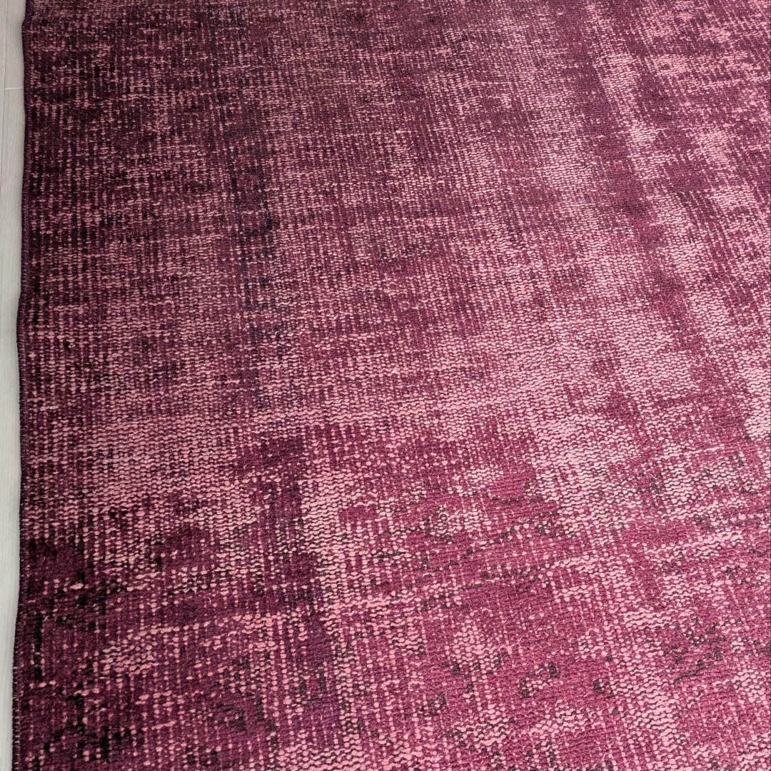 88×170 ワインレッドオーバーダイワンカラー トルコヴィンテージラグ