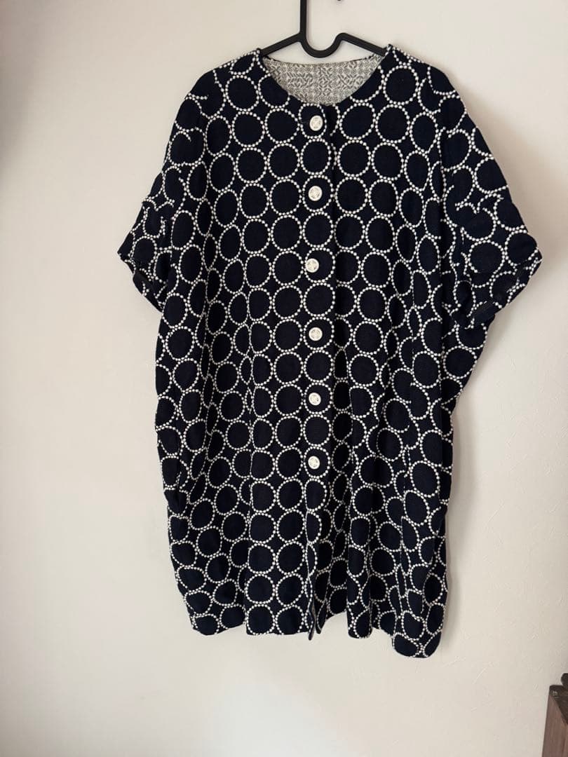 作家さんものミナペルホネン生地使用ベストコート 2024AW/未使用/定価19.8万】ミナペルホネン mina perhonen cadeau