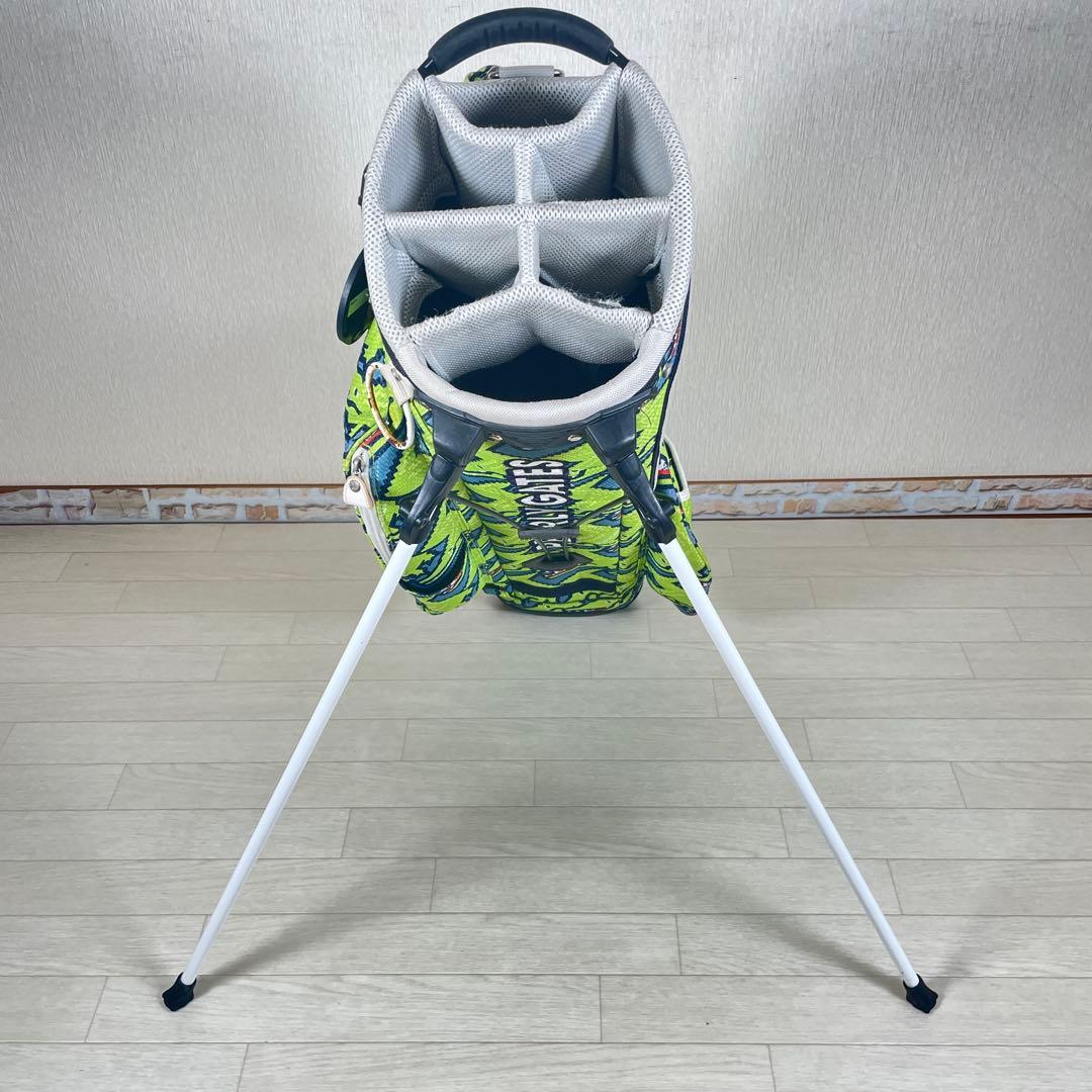 希少 パーリーゲイツ PEARLY GATES ワニ柄 キャディバッグ スタンド