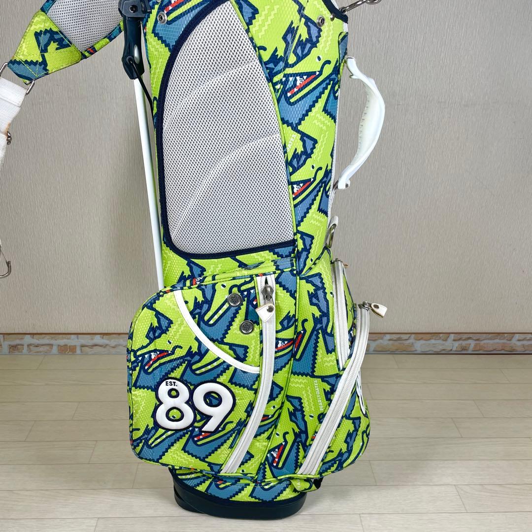 希少 パーリーゲイツ PEARLY GATES ワニ柄 キャディバッグ スタンド