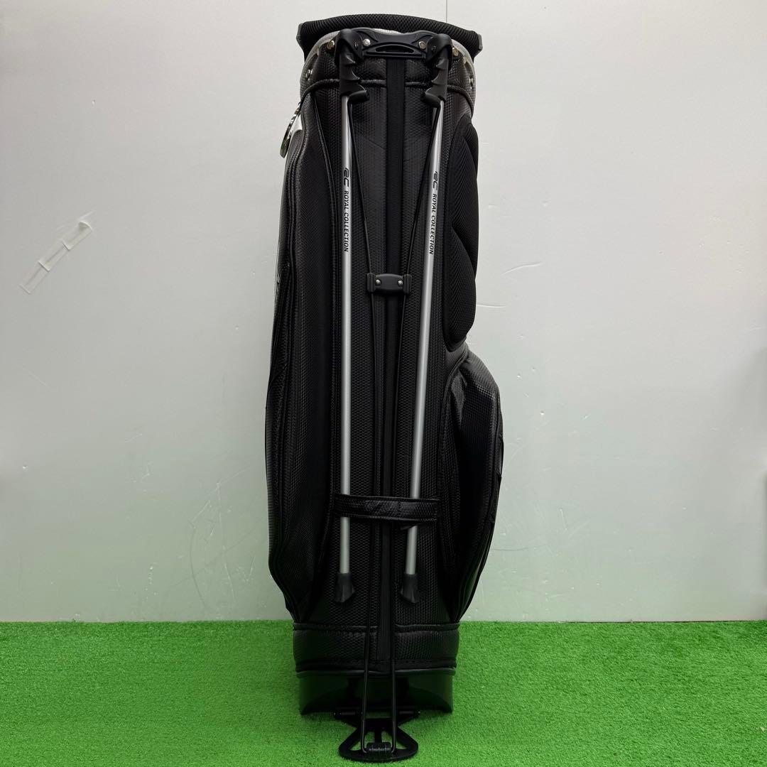 ロイヤルコレクション キャディバッグ ゴルフバッグ 9インチ ブラック