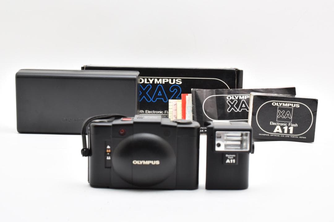 【動作品】OLYMPUS XA2 A11 オリンパス フィルムカメラ ケース付き OLYMPUS XA2 A11 オリンパス フィルムカメラ ケース付き OLYMPUS A11
