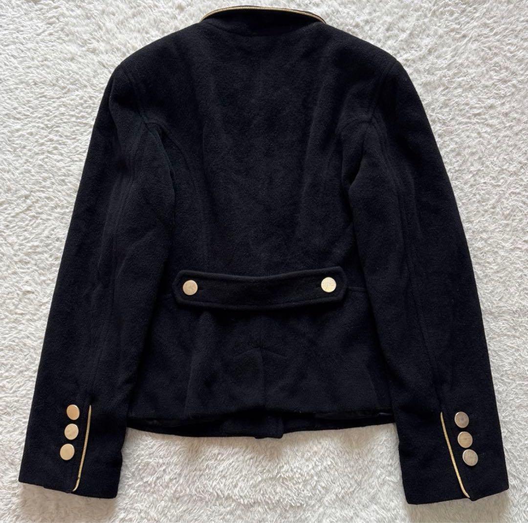 アニエスベー カシミヤ混ナポレオンジャケット 2020AW コート ブラック