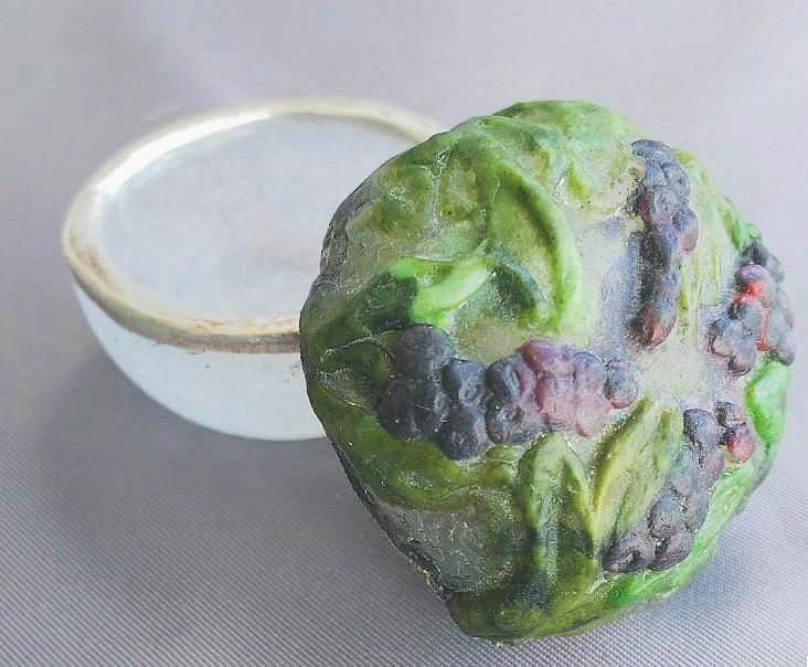 ★小さな香合★パートドヴェール「みのり」★共箱つき