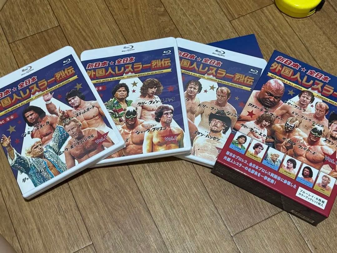 新日本⭐︎全日本外国人レスラー烈伝Vol.1 Blu-ray 6枚組 - メルカリ