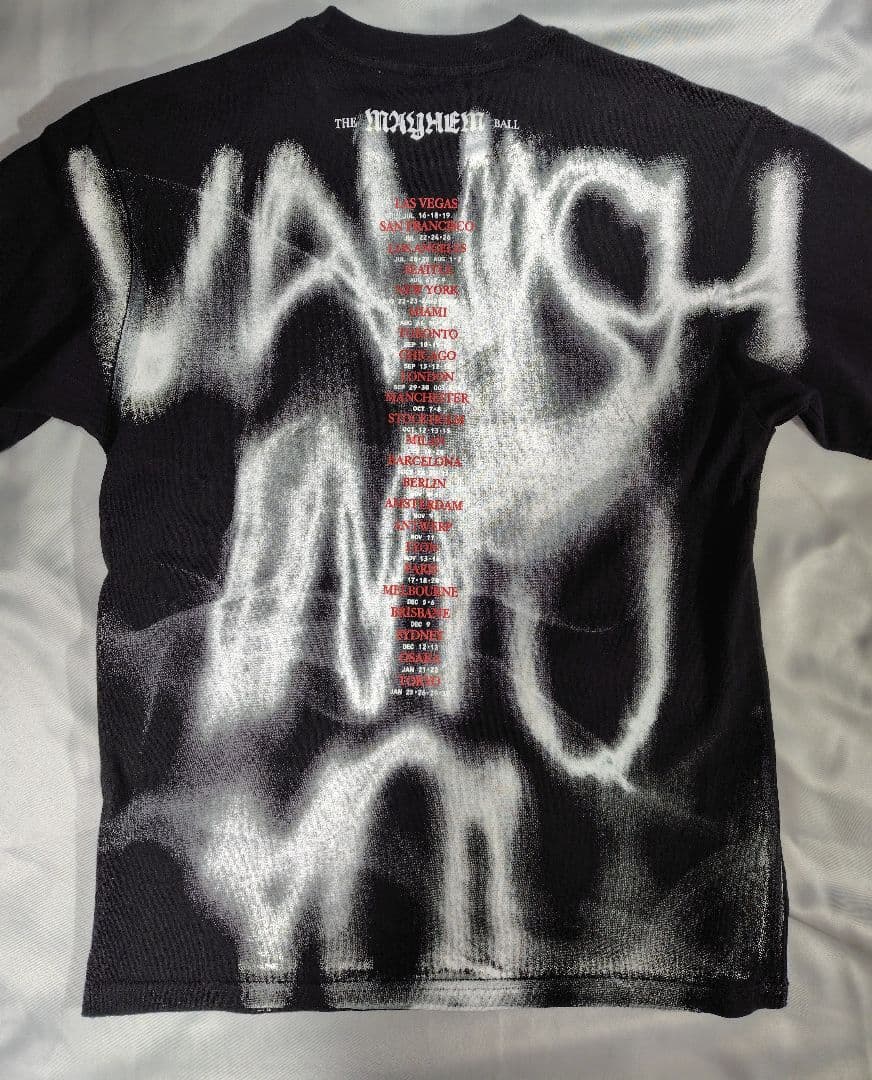 レディガガ MAYHEM BALL VANISH DATEBACK Tシャツ M - メルカリ
