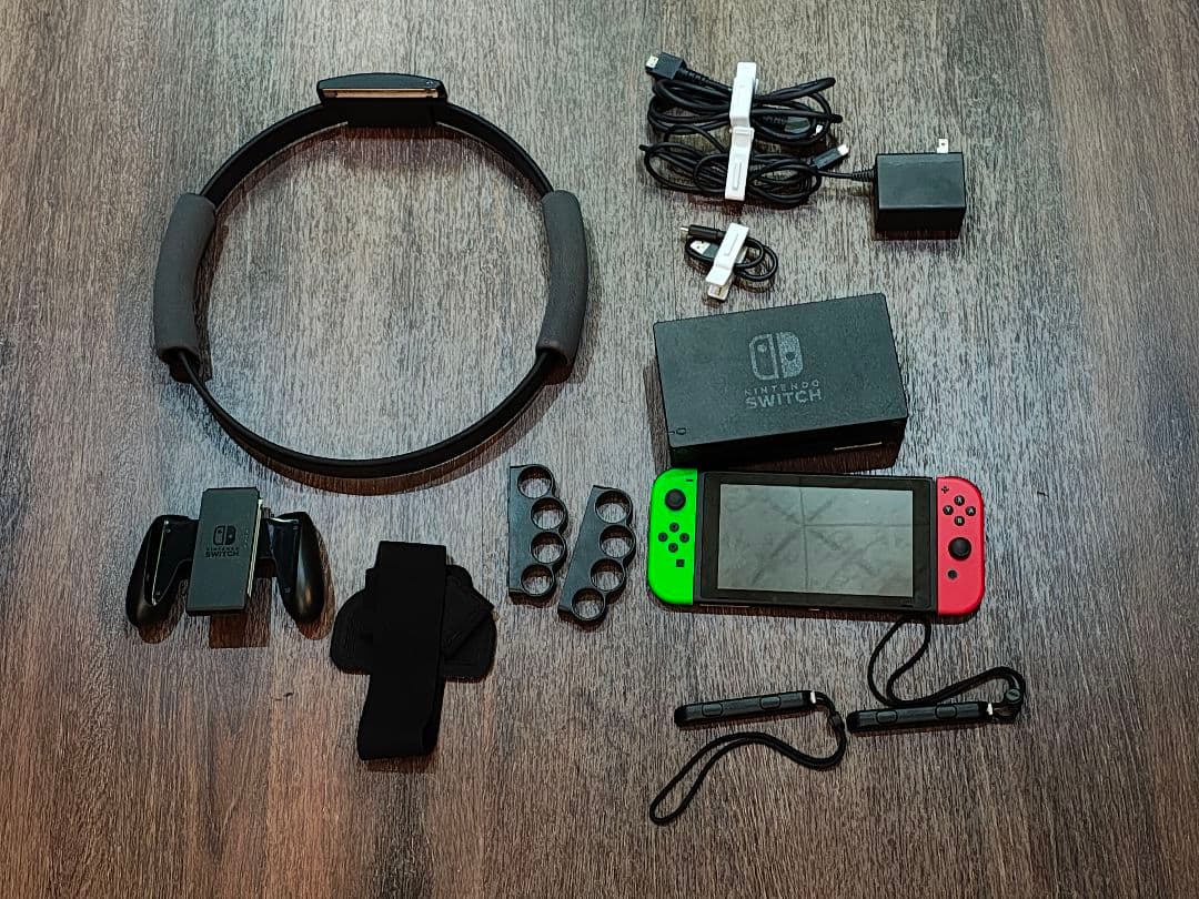 Nintendo Switch 赤/緑 +グリップ+リングコン 楽天市場】【レビュー特典】Nintendo Switch リングコン 用 リング