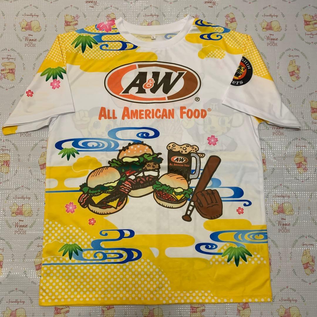 阪神タイガース 沖縄キャンプ A&WコラボTシャツ Lサイズ トラッキー