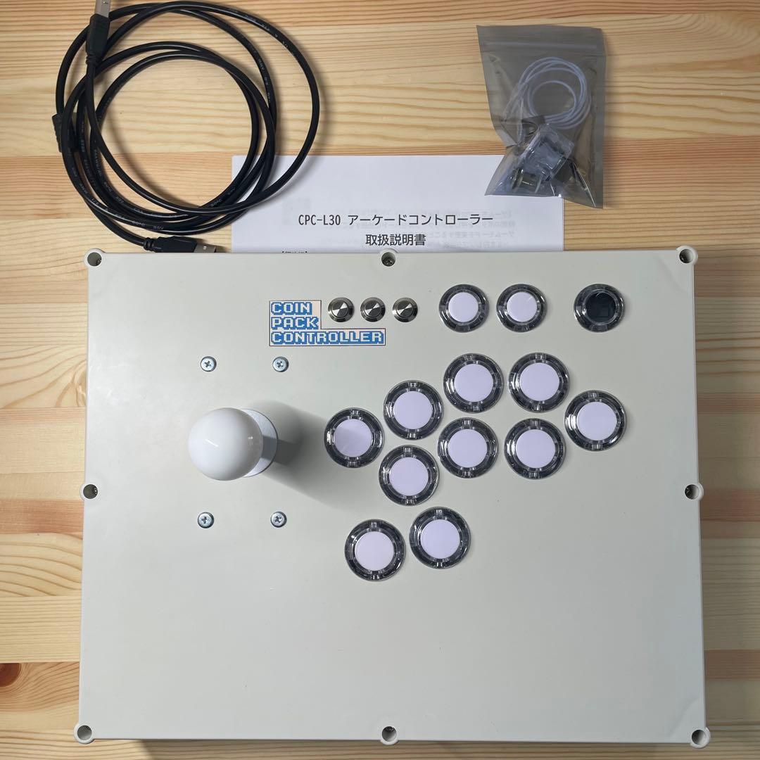 CPC-L30】アーケードコントローラー アケコン 自作 スト6仕様 - メルカリ