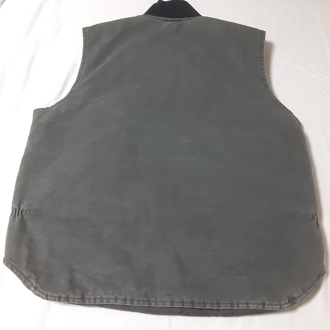 Carhartt ダックベストXL USA製 腰ゴム モス V02MOS - メルカリ