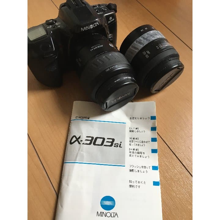 ミノルタ α-303si　 ５点 セット ミノルタ Minolta α alpha 303 si / Minolta AF Zoom 28-80mm F4-5.6