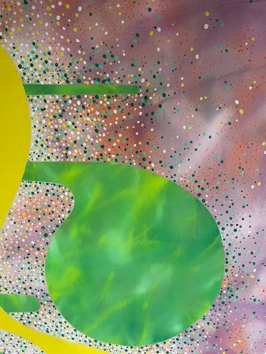 油絵 現代アート 光合星 作者 あんどうまさひろ 油彩画